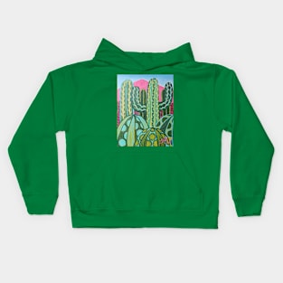 A Cluster of Cactus Kids Hoodie